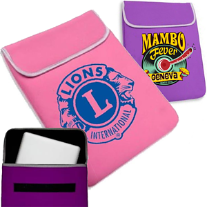 Neoprene Laptop sleeve w/ Flip cover & velcro closure