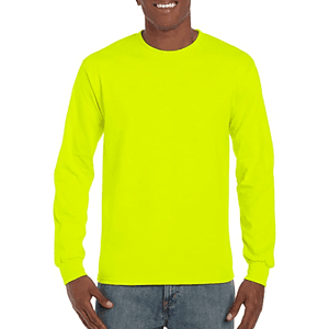 Hi Viz Safety Workwear Long Sleeve T-Shirt