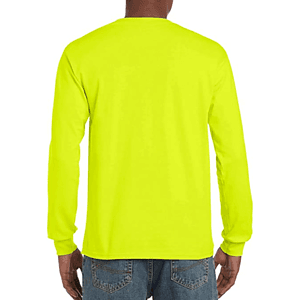 Hi Viz Safety Workwear Long Sleeve T-Shirt