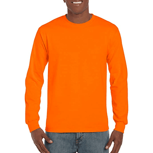 Hi Viz Safety Workwear Long Sleeve T-Shirt