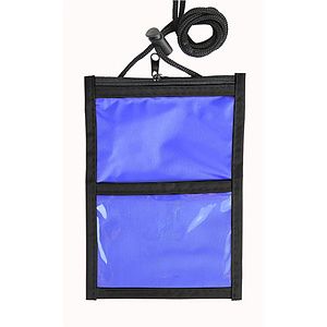 TWO TONE WALLET WITH ROPE LANYARDS