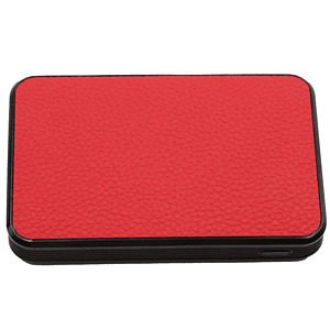 5000mAh Leather Finished Power Bank with digital display