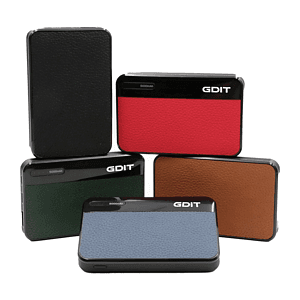 5000mAh Leather Finished Power Bank with digital display
