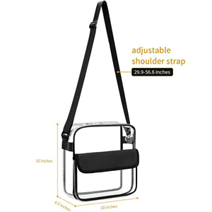 Fashion Clear Purse Handbag PVC Transparent Crossbody Bag