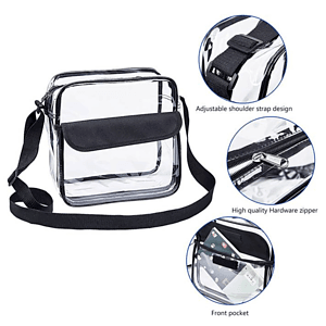Fashion Clear Purse Handbag PVC Transparent Crossbody Bag