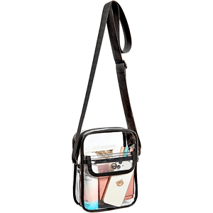 Stadium Approved Clear Purse Handbag PVC Crossbody Bag