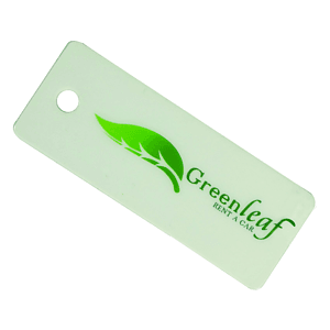 3.25"W x 1.25"H Long Key Tag