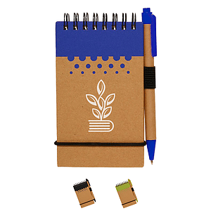 Hardcover Notebooks w/ Matching Color Elastic Band Notepad