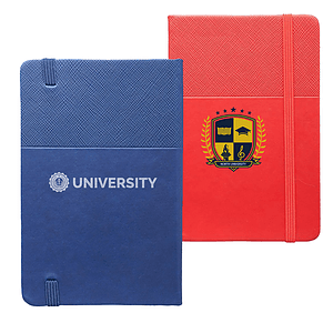 3.75 x 5.5 Bellingham Hardcover Journals Notebooks w/  Band