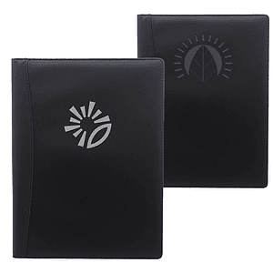 Leather Portfolio W/ Notepad & Calculator