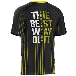 Unisex 160 GSM Birdseye Mesh Performance Sublimation Short Sleeve T-shirt