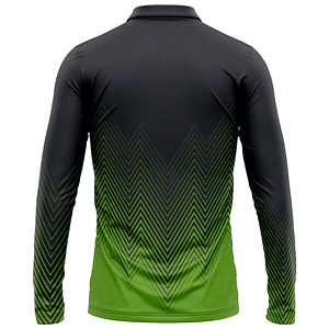 Unisex 180 GSM Jersey Knit Cotton Feel Sublimation Long Sleeve Polo T-shirt