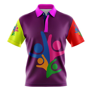 Women's 75D Pique Full Color Sublimation Polo