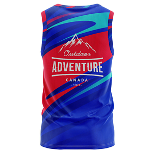 Unisex 150 GSM Short Hole Mesh Performance Sublimation Tank