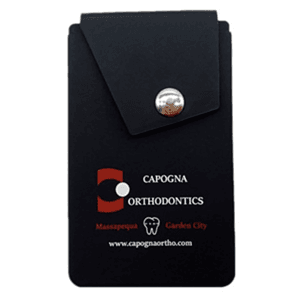 SILICONE PHONE WALLET STAND WITH BUTTON POCKET