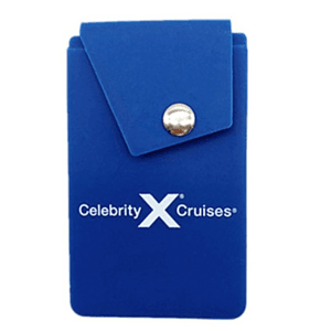 SILICONE PHONE WALLET STAND WITH BUTTON POCKET