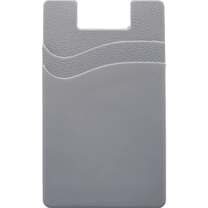USA Silicone Adhesive Phone Wallet w/ Dual Pocket