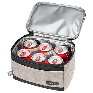 6-Can RejuVe® MILANO Recycled Heather Soft Pack Insulated Cooler Bag