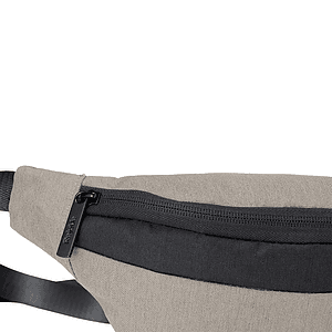 RejuVe® MILANO Recycled Heather Modern Sleek Two-Tone Waist Fanny Pack