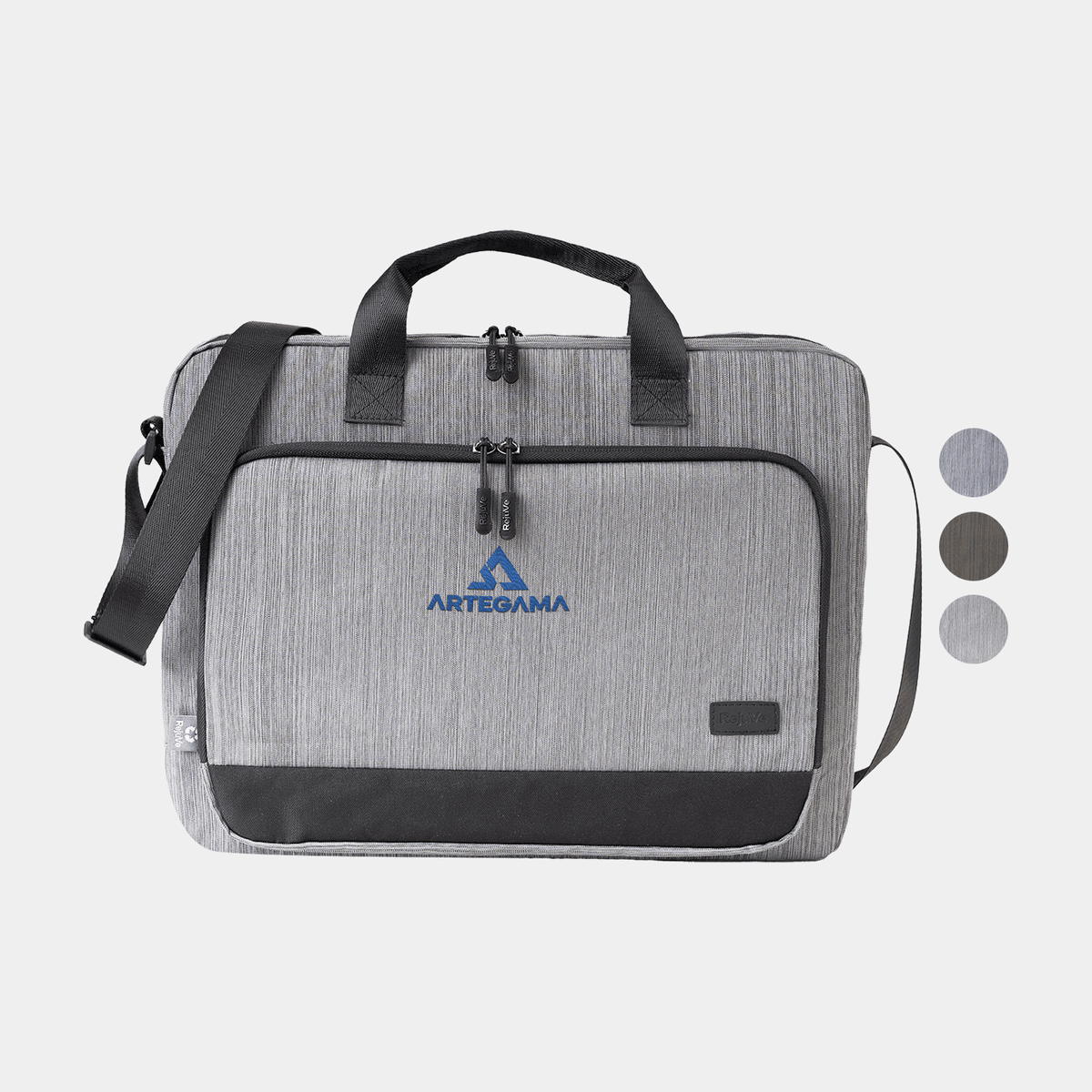 RejuVe® METRO Recycled Heather Business Executive 16" Laptop  Brief Bag