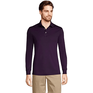 REPREVE® - Men's rPET Polyester Long Sleeve Polo