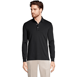 REPREVE® - Men's rPET Polyester Long Sleeve Polo