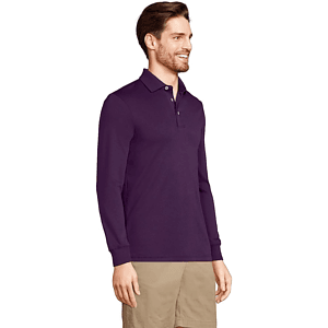 REPREVE® - Men's rPET Polyester Long Sleeve Polo