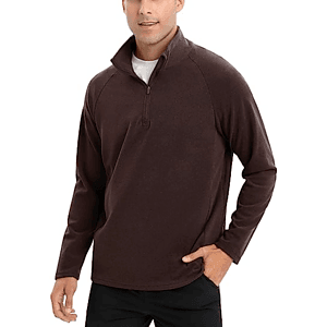 REPREVE® - Men's rPET 1/4 Zipper Raglan Fleece Pullover w/ Wrinkle Resistance
