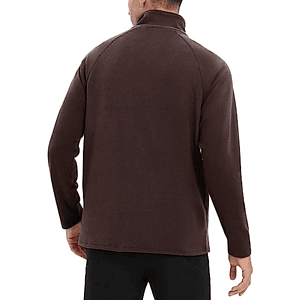 REPREVE® - Men's rPET 1/4 Zipper Raglan Fleece Pullover w/ Wrinkle Resistance