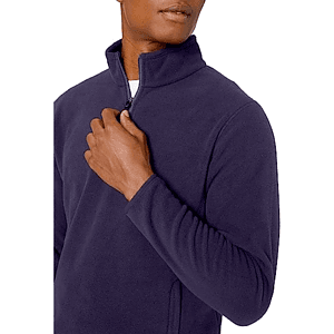 REPREVE® - Men's rPET 1/4 Zipper Fleece Pullover w/ Pocket & Wrinkle Resistance