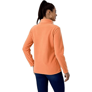 REPREVE® - Women's rPET 1/4 Zipper Fleece Pullover w/ Wrinkle Resistance