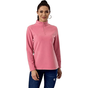 REPREVE® - Women's rPET 1/4 Zipper Fleece Pullover w/ Wrinkle Resistance