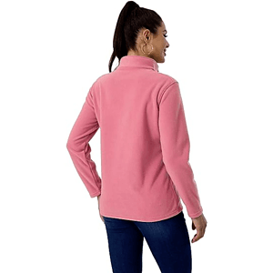 REPREVE® - Women's rPET 1/4 Zipper Fleece Pullover w/ Wrinkle Resistance