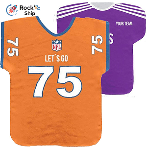 Rock'it 3-Day Half Sleeve Jersey Rally Towel w/ Full Bleed Custom Sublimation