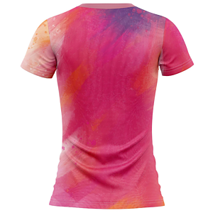 Women's 160 GSM Brushed Milk Silk Sublimation Short Sleeve T-shirt