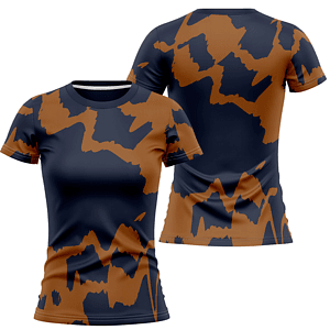 Women's 180 GSM Jersey Knit Cotton Feel Sublimation Short Sleeve T-shirt