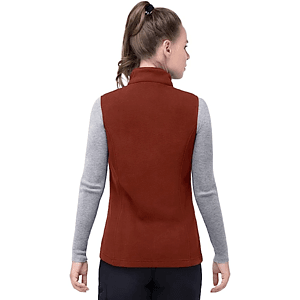 REPREVE® - Women's Recycled Sleeveless Full Zip Fleece Vest w/ Pocket & Wrinkle Resistance
