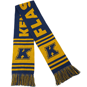 100% Acrylic Knitted Woven Scarf w/ Tassel
