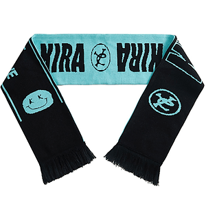 Stretchy Knitted Woven Scarf w/ Tassel
