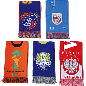 Warm Woven Scarf w/ Tassel
