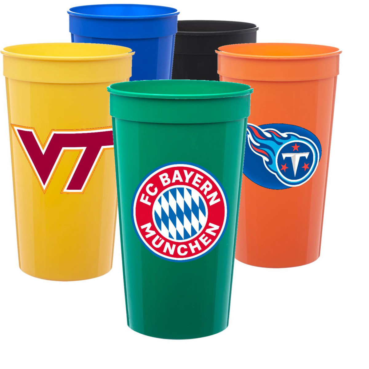 Large Stadium Cup W Custom Imprint 22 Oz Stadium Cups Swagbox