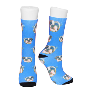 Mid Crew 360 digital print unisex socks w/ full customization