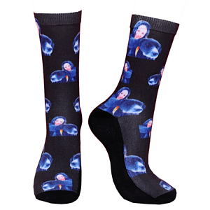 Crew 360 digital print socks sole with cushion loop