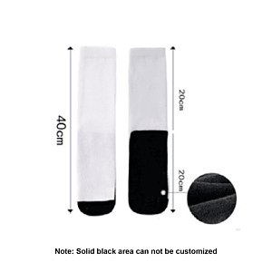 Crew 360 digital print socks sole with cushion loop