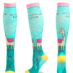 Over the calf knitted dress socks, Jacquard weave 168 or 200 needle