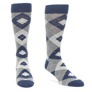 Stock ready Argyle premium dress Socks w/ Custom embroidered logo, 200 needles