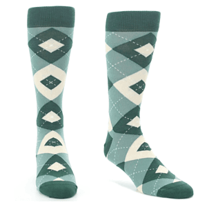 Stock ready Argyle premium dress Socks w/ Custom embroidered logo, 200 needles