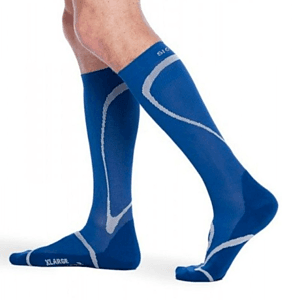 Cushioned knee high custom knit football socks, 144 needle