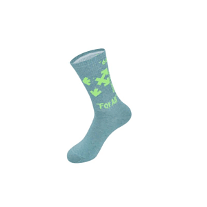 Cushioned below the calf knitted athletic socks, 168 needles