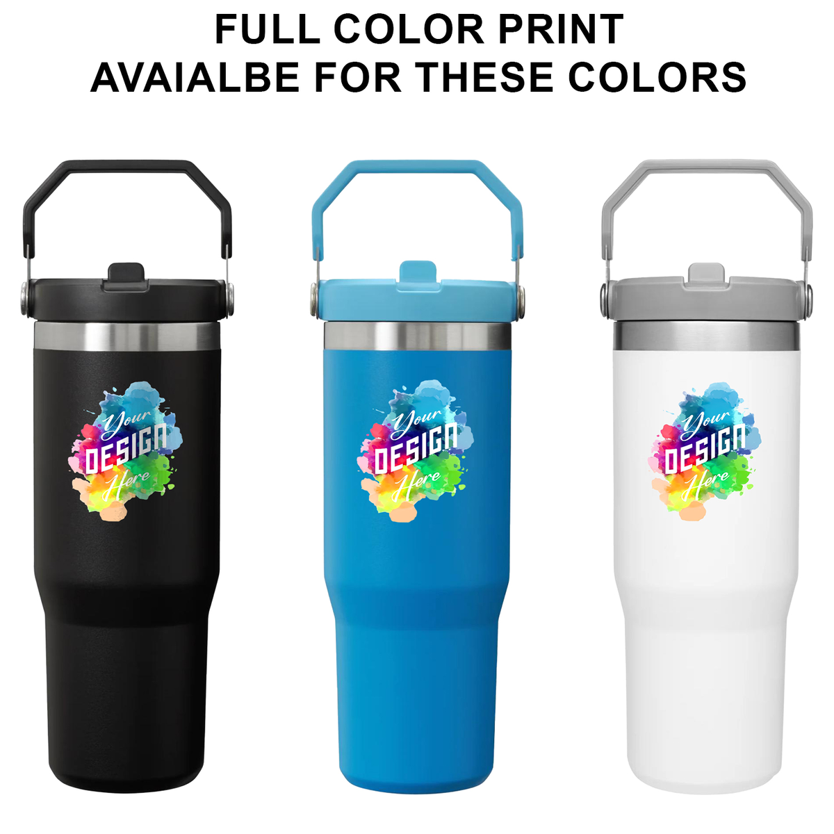30 oz Stanley® Stainless Steel Insulated Flip Straw Tumbler